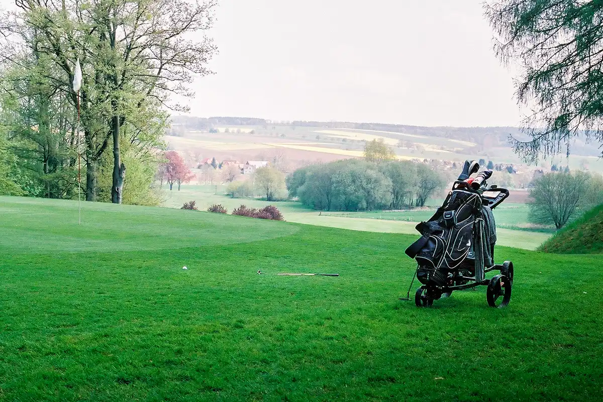 An image from a golf course